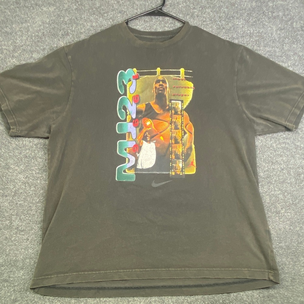 Jordan Mens Michael Jordan MVP Graphic T-Shirt XL Faded Black FZ1991-045
